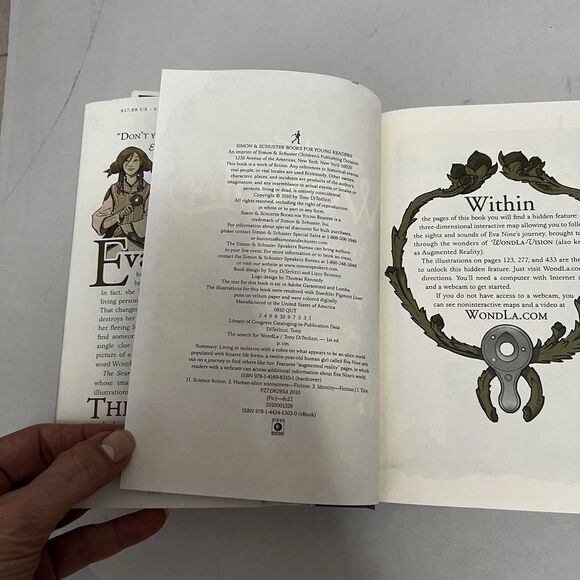 The Search for WondLa Tony DiTerlizzi Hardcover Fantasy Sci-Fi Adventure Fiction - Picture 7 of 12